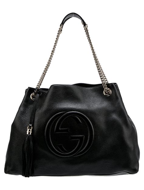 gucci soho tote used|gucci large soho tote.